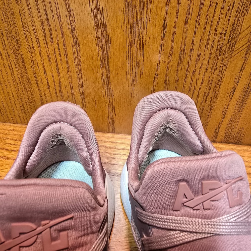 APL Womens Techloom Tracer Running Shoes Sneakers Pink Knit Lace Up Size 7 - Picture 9 of 10